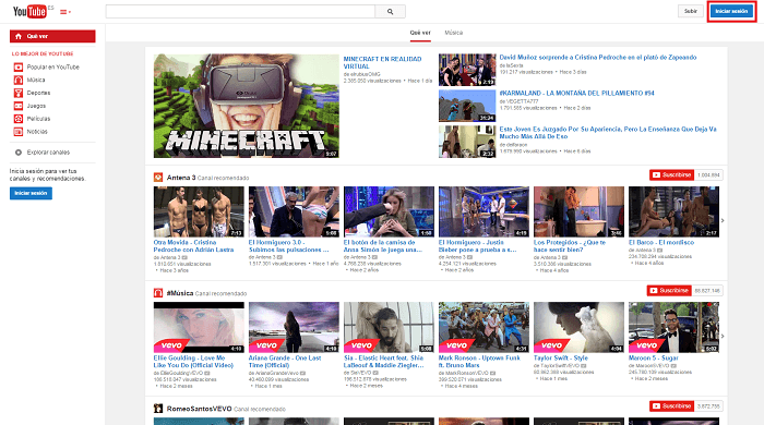 como subir video a youtube 1
