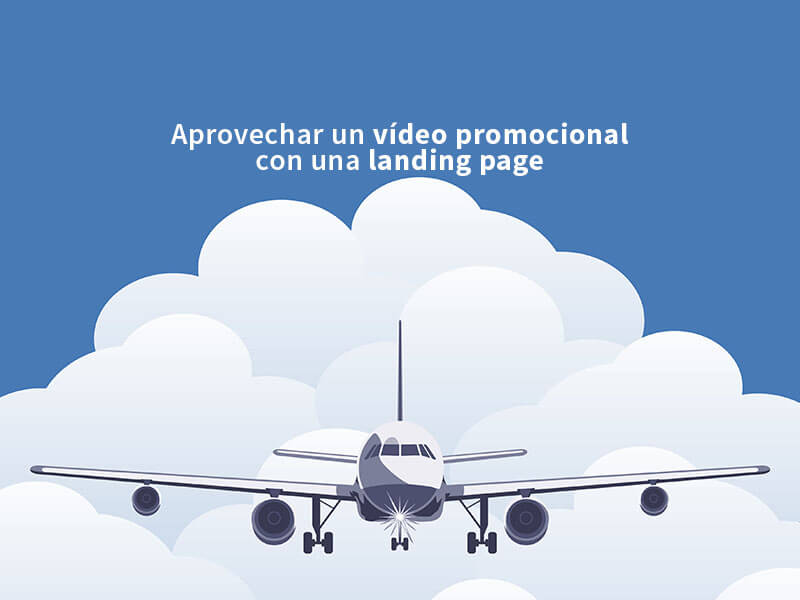 video promocional y landing page